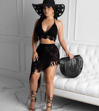 Load image into Gallery viewer, Two piece swimsuit cover up