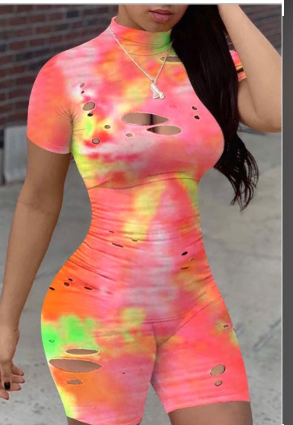 Tie-dye jumpsuit